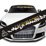 Decorative Auto Sport Vinyl Windshield Decal