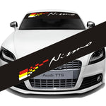 Decorative Auto Sport Vinyl Windshield Decal