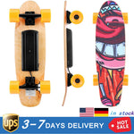 7-ply 20km/h Electric Skateboard with Remote Controller