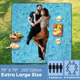Foldaway Lotus Leaf Picnic Blanket