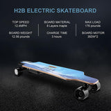 90x23x12.5cm Remote Control Electric Skateboard w/4000mAh Lithium Battery