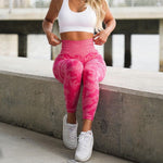 New High Waist Camo Fitness Leggings for Women