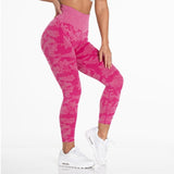New High Waist Camo Fitness Leggings for Women