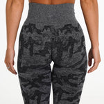 New High Waist Camo Fitness Leggings for Women