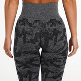 New High Waist Camo Fitness Leggings for Women