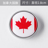 Car ❤️ 3D Metal National Flag Motorcycle/Automobile Emblem