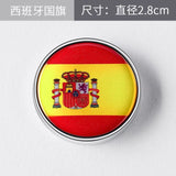 Car ❤️ 3D Metal National Flag Motorcycle/Automobile Emblem
