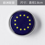 Car ❤️ 3D Metal National Flag Motorcycle/Automobile Emblem