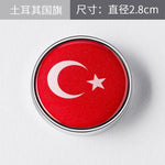 Car ❤️ 3D Metal National Flag Motorcycle/Automobile Emblem