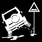 Funny SUV Vehicle Road Sign Off-Road Sticker