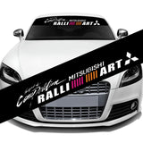 Decorative Auto Sport Vinyl Windshield Decal