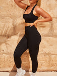 TMG High-Waist Sports Fitness Legging Set