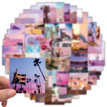 62PCS My California Romance Sticker Collection