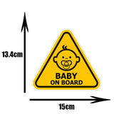 DasDecal Baby on Board Window Decal 15cm*14cm