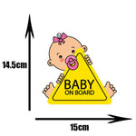 DasDecal Baby on Board Window Decal 15cm*14cm