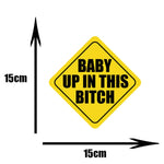DasDecal Baby on Board Window Decal 15cm*14cm
