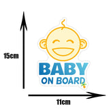 DasDecal Baby on Board Window Decal 15cm*14cm
