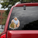 Tri Mishki 14x17.5cm VDV Officers Auto Sticker Decal