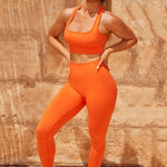 TMG High-Waist Sports Fitness Legging Set