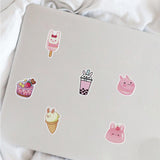 25/50PCS Neapolitan Cuddle Bunny Scrapbook Diary Sticker Collection