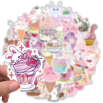 25/50PCS Neapolitan Cuddle Bunny Scrapbook Diary Sticker Collection