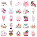 25/50PCS Neapolitan Cuddle Bunny Scrapbook Diary Sticker Collection