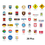38 Pcs/Set There's No Place Like Home Travel Stickers