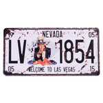 Old-Fashioned Motorhead Metal Wall Decor