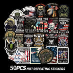 50PCS Calling For Me Veteran Stickers