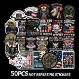 50PCS Calling For Me Veteran Stickers