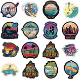 100PCS Life's A Beach Outdoor Adventure Stickers