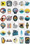 100PCS Life's A Beach Outdoor Adventure Stickers