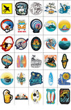 100PCS Life's A Beach Outdoor Adventure Stickers