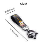 Cute Butt Cartoon Keychain w/Lanyard