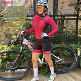 MANZUR Women's Long-Sleeve Outdoor Jersey Jumpsuit