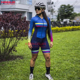 MANZUR Women's Long-Sleeve Outdoor Jersey Jumpsuit