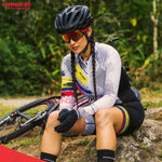 MANZUR Women's Long-Sleeve Outdoor Jersey Jumpsuit