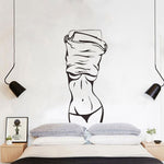 Sexy Fitness Goals Decorative Wall Art Mural