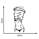 Sexy Fitness Goals Decorative Wall Art Mural