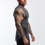 Camouflage Fitness Training Sports Top w/Pocket for Men