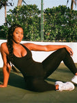 Mono de fitness Put Your Back Into It para mujer