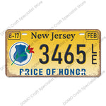 USA State Pride Vintage Licence Plate